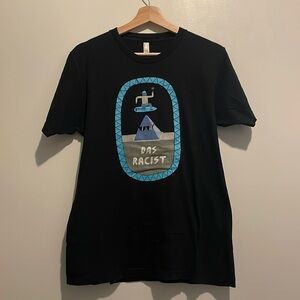 Das Racist Rap Ground Band Tee - Black American Apparel Tee (M)